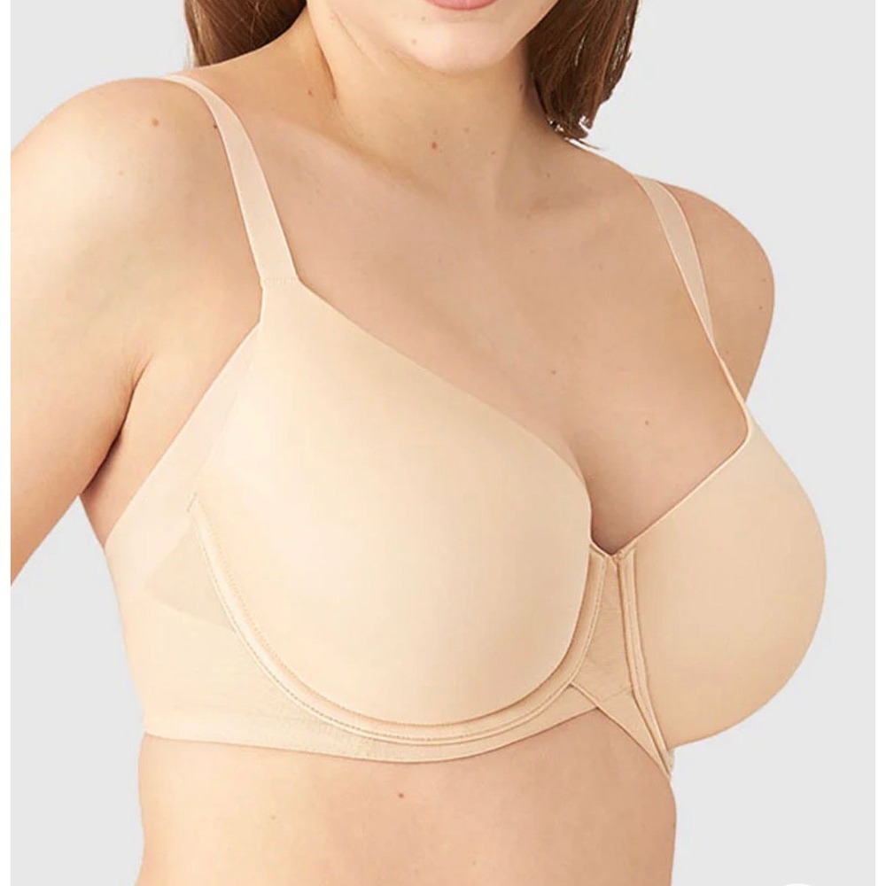 Wacoal Ultimate Side Smoother Underwire T-Shirt Bra 853281 Sand 42DD NWT